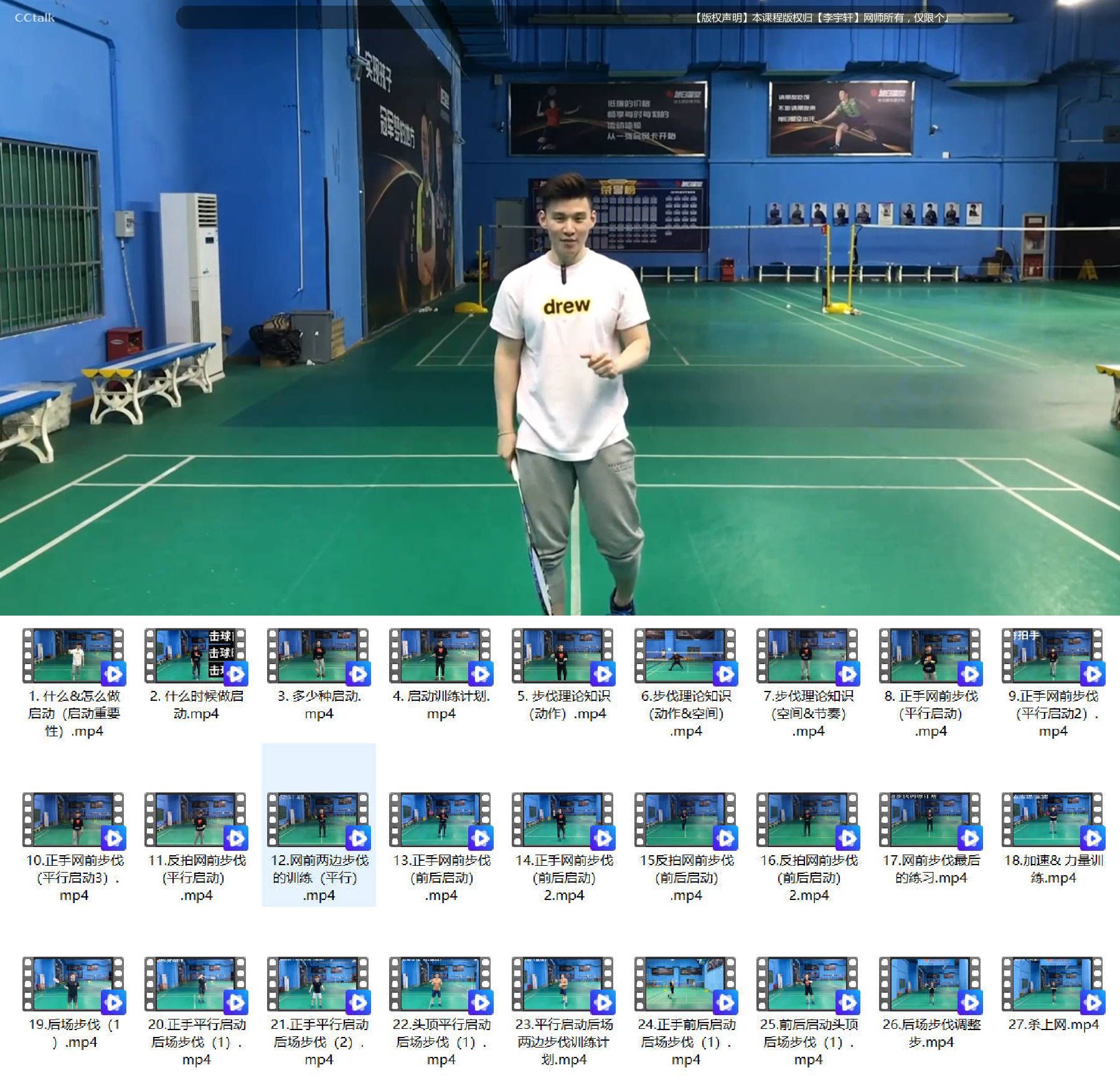 李宇轩羽毛球教学视频-MOD-DLC_单机游戏